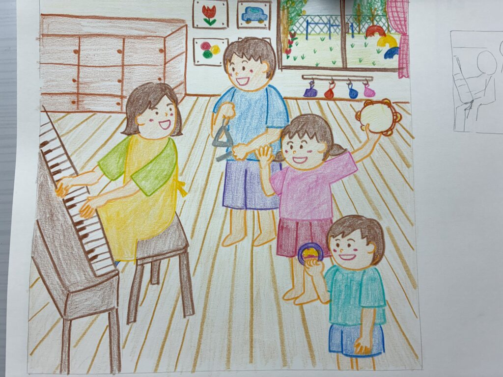 改善前のイラスト（縁取りあり）